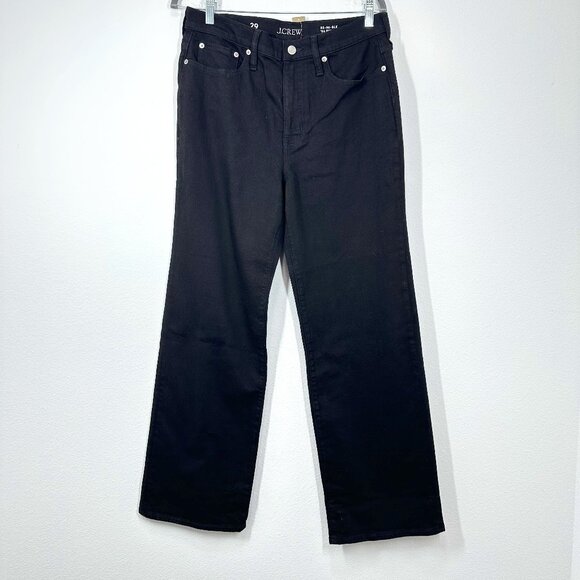 NWT J. Crew Black Flare & Wide Leg Jeans - Picture 1 of 9